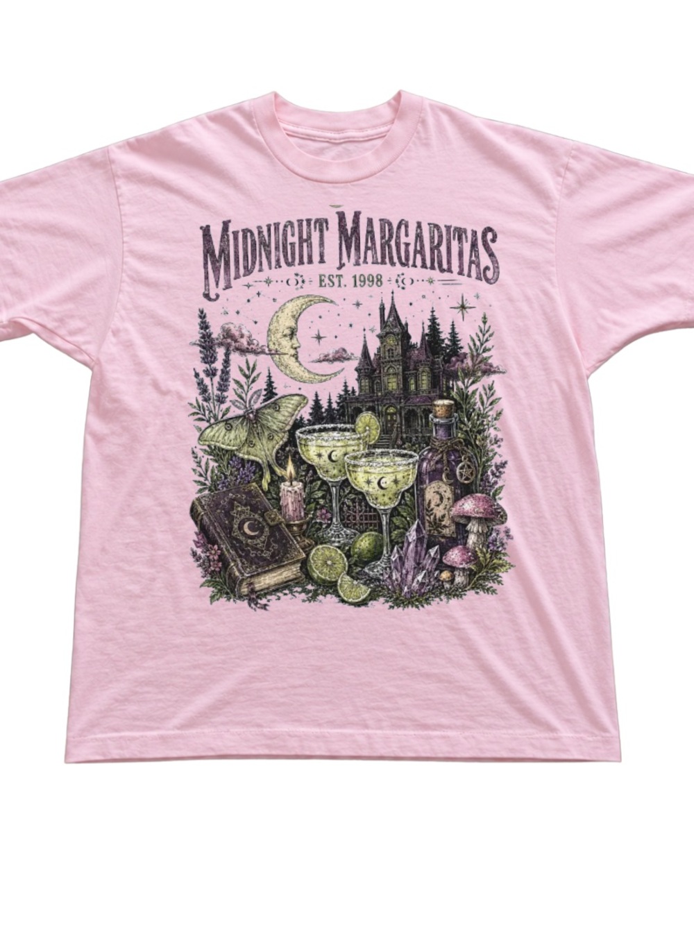 Light Pink 'Midnight Margaritas' Graphic Tee
